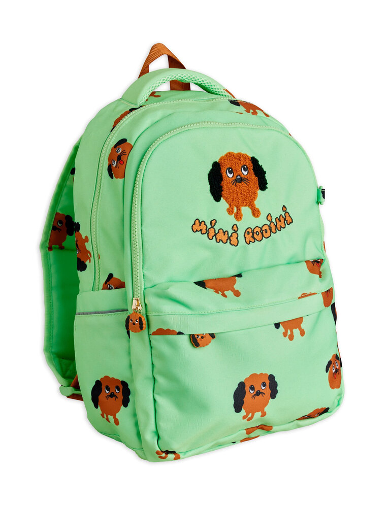 mini rodini Doggies aop school aop backpack Green