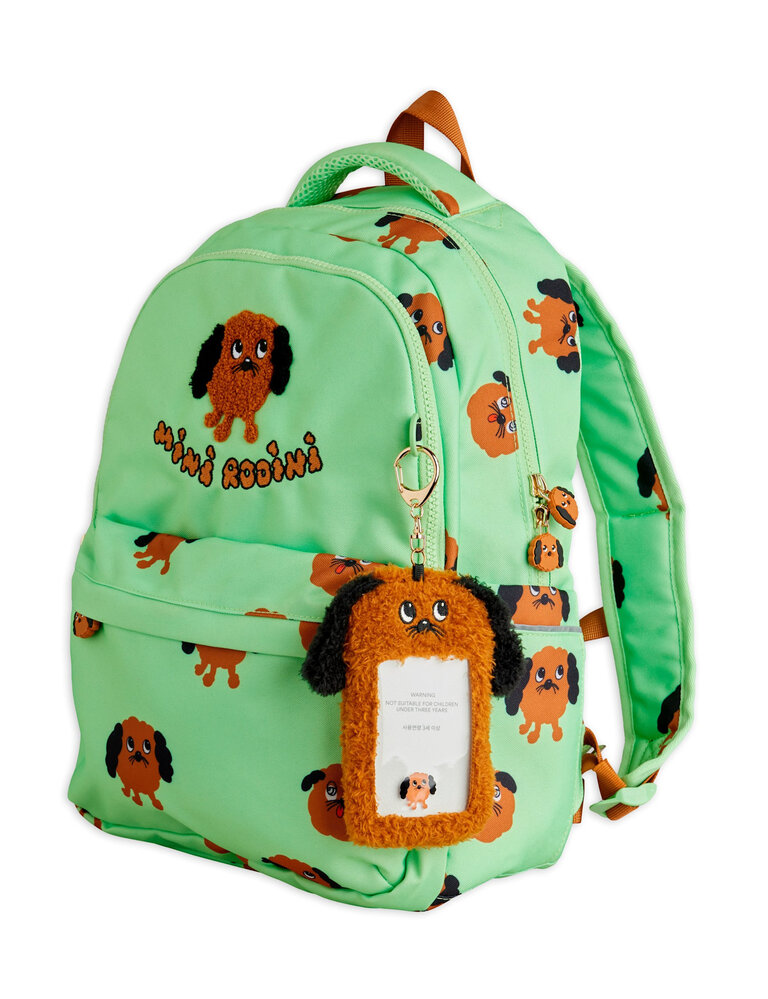 mini rodini Doggies aop school aop backpack Green