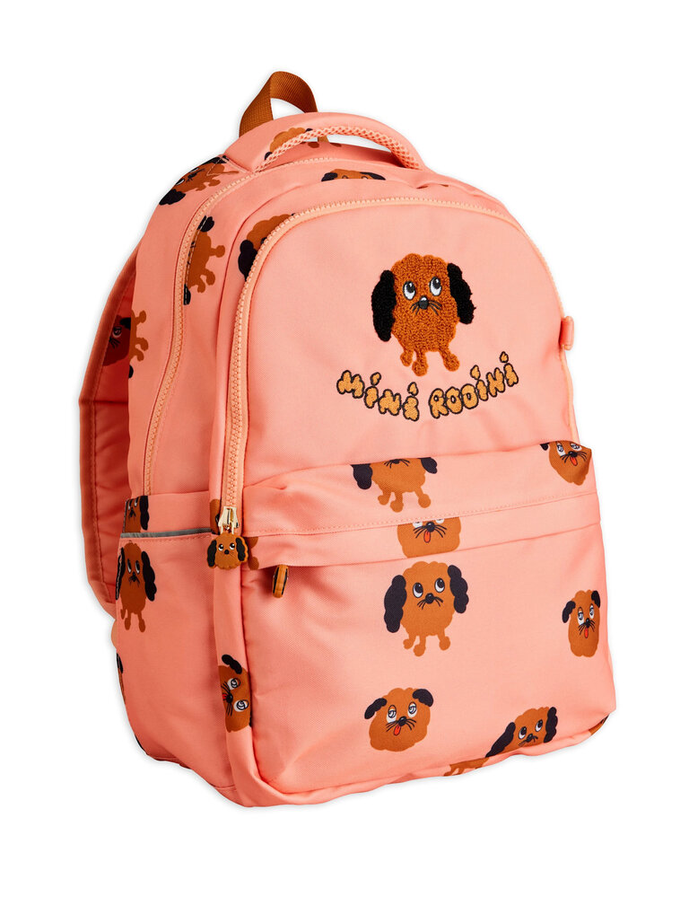 mini rodini Doggies aop school aop backpack Pink