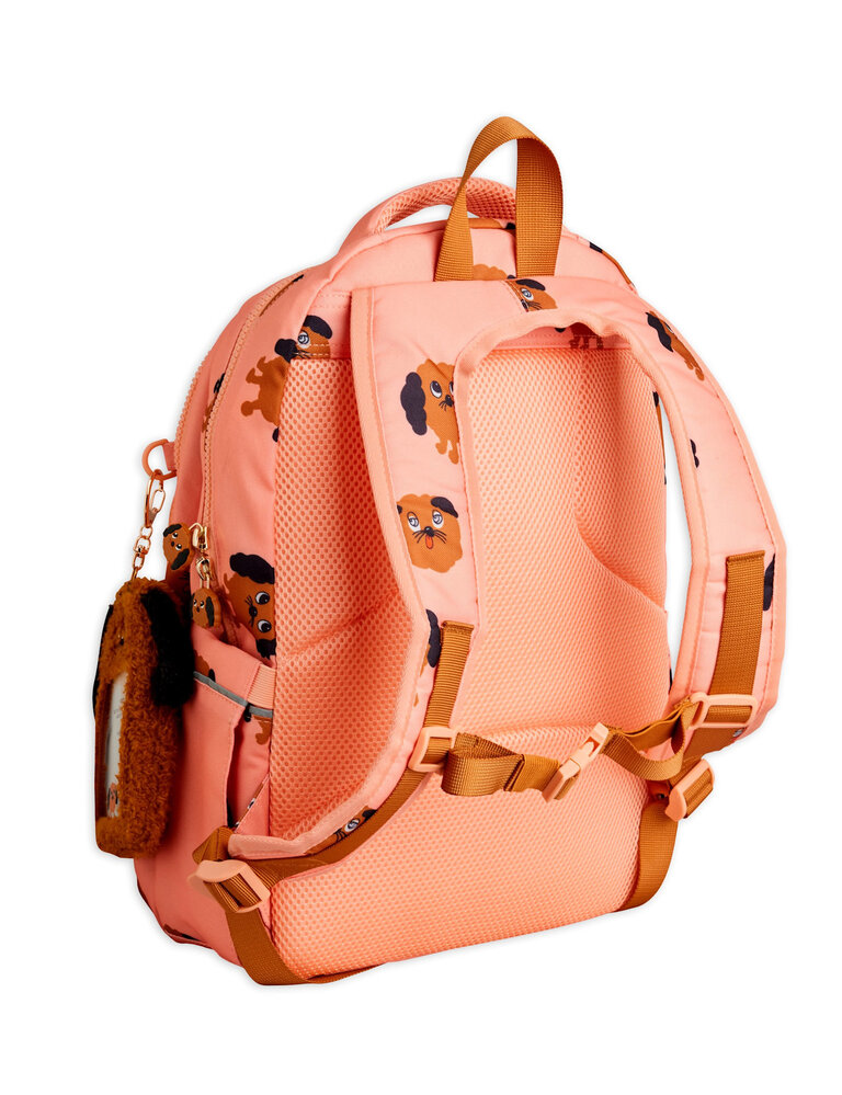 mini rodini Doggies aop school aop backpack Pink