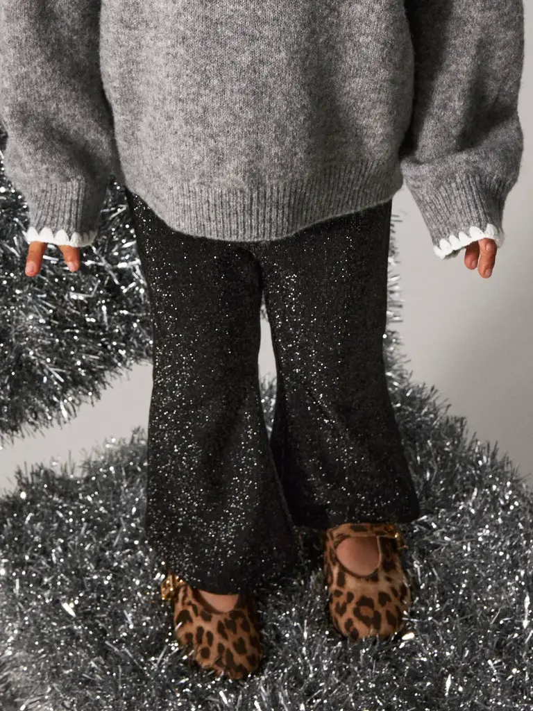 Name It Name it - roisin bootcut glitter pants black