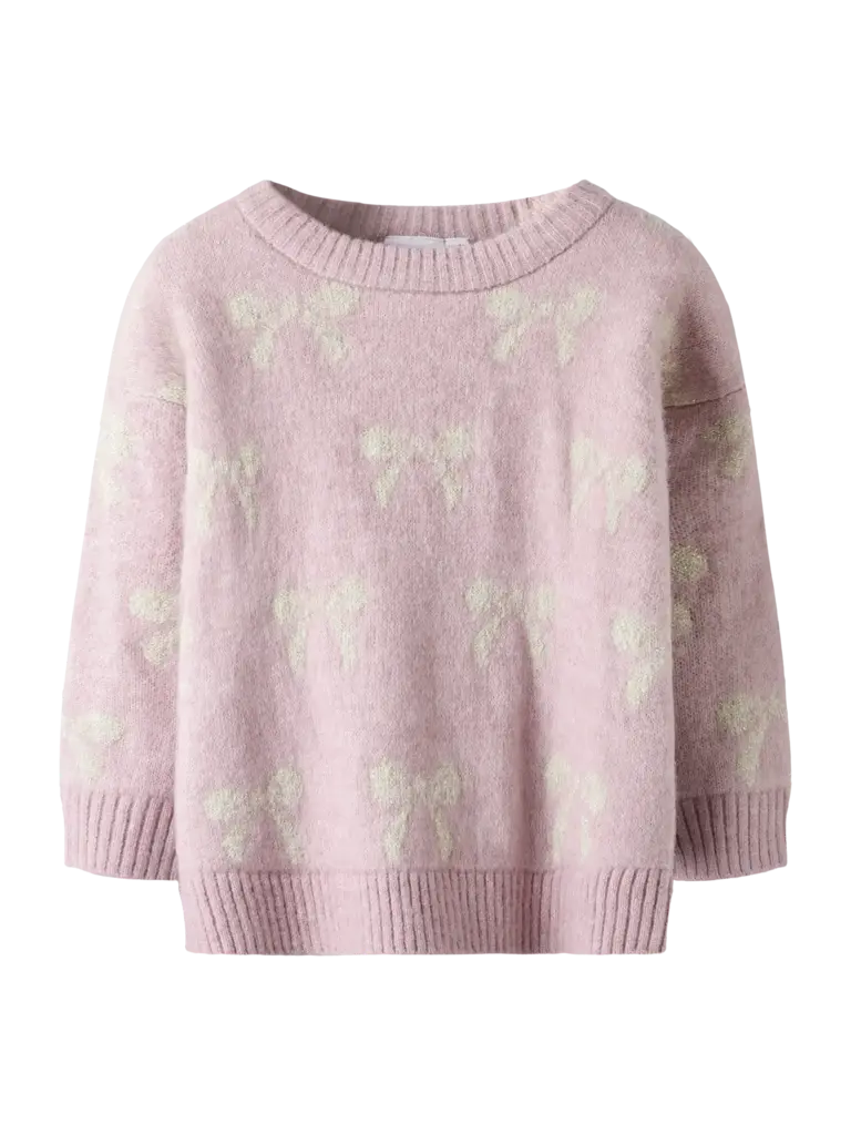 Name It Name it - Bow knit sweat  Lilac