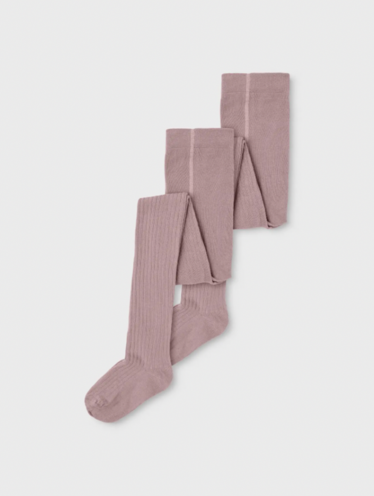Name It Name it - Pantyhose rib 2p woodrose