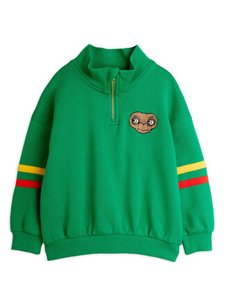 mini rodini Mini rodini -E.T emb halfzip sweatshirt