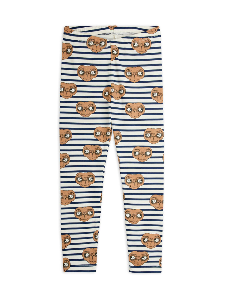 mini rodini Mini rodini -E.T stripe aop leggings