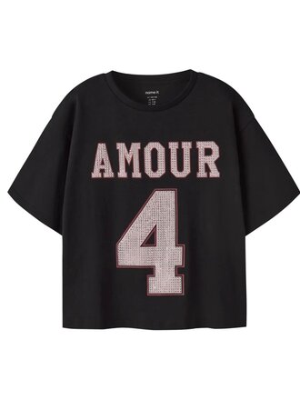 Name It Name it - Sangy baseballshirt black