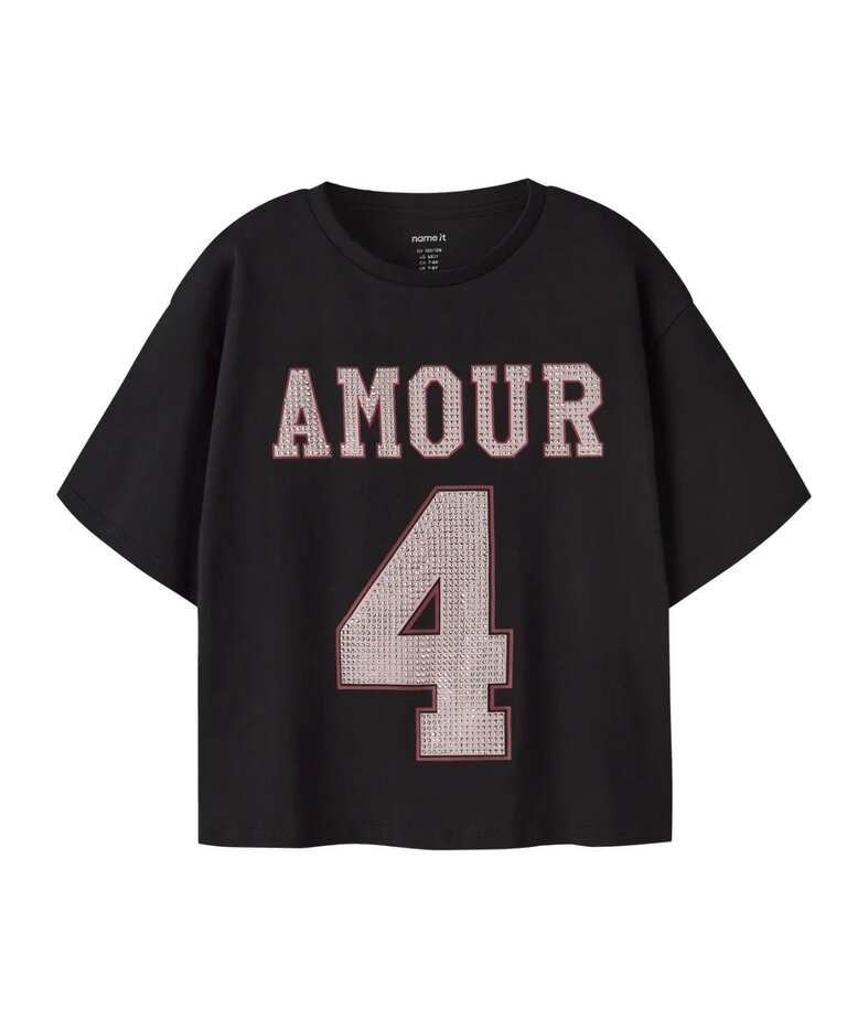 Name It Name it - Sangy baseballshirt black