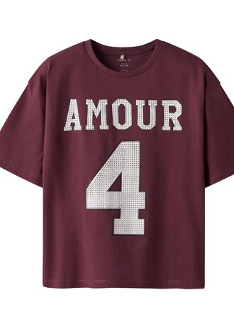 Name It Name it - Sangy baseballshirt burgundy