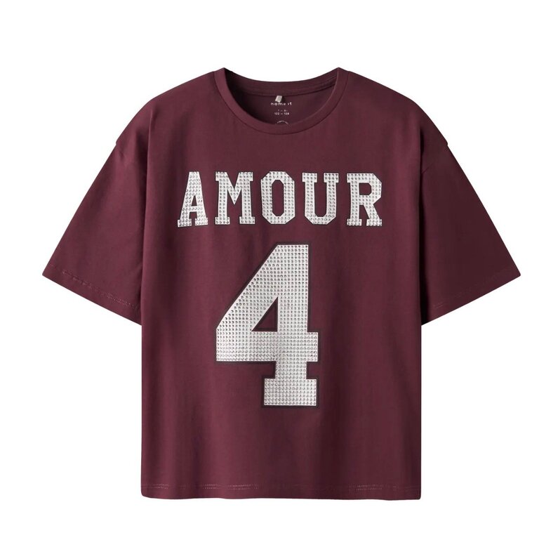 Name It Name it - Sangy baseballshirt burgundy
