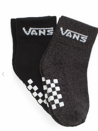 Vans Vans - Baby sokken zwart grijs anti slip