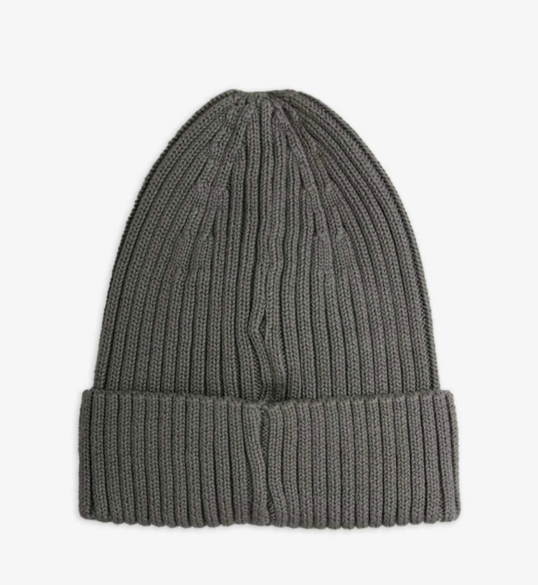 mini rodini Mini Rodini - E.T patch knitted hat grey