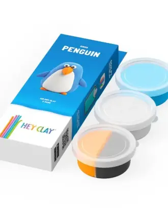 Hey Clay HeyClay - Birds Penguin - 3 cans
