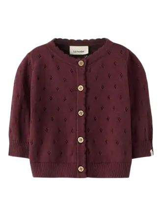 Lil' Atelier Lil Atelier -  knit vest Catawba Grape