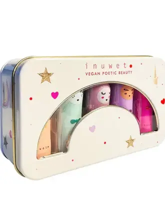 inuwet Inuwet - Metal box delux 5 lipbalms