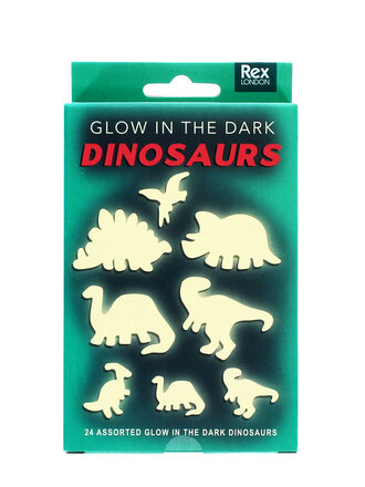 rex london Rex London -Glow in the dark stick-on shapes Dinosaurs