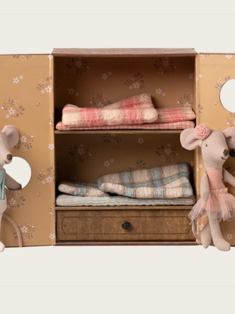 Maileg Maileg - Ballet mice in dance studio, Little sister and brother