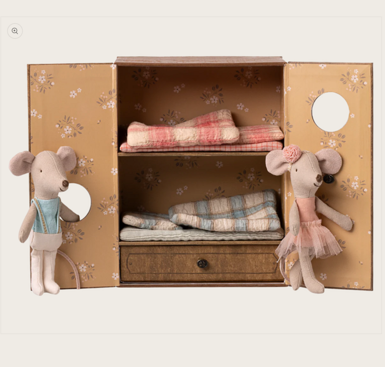 Maileg Maileg - Ballet mice in dance studio, Little sister and brother