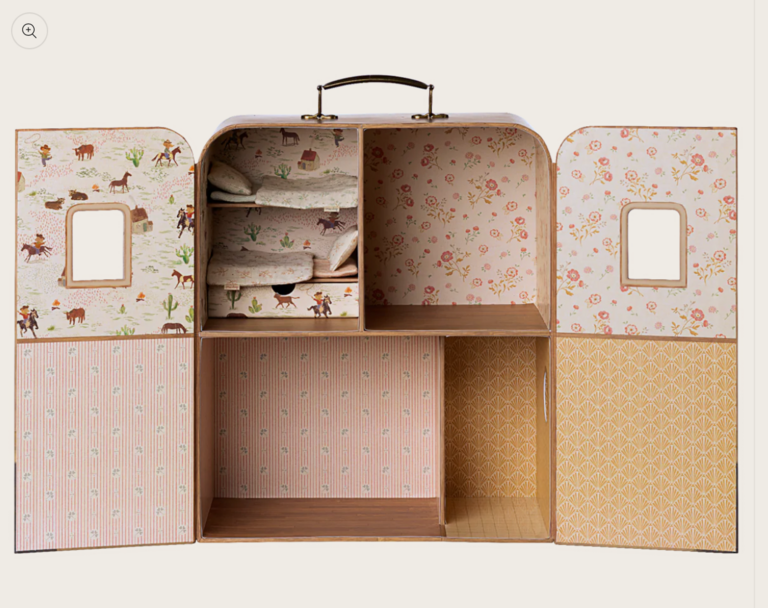 Maileg Maileg -SuitCasa, Little sister and brother mouse