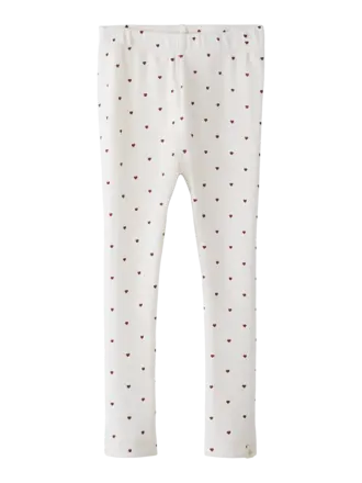 Lil' Atelier Lil atelier - Gago Slim legging Milk HEART