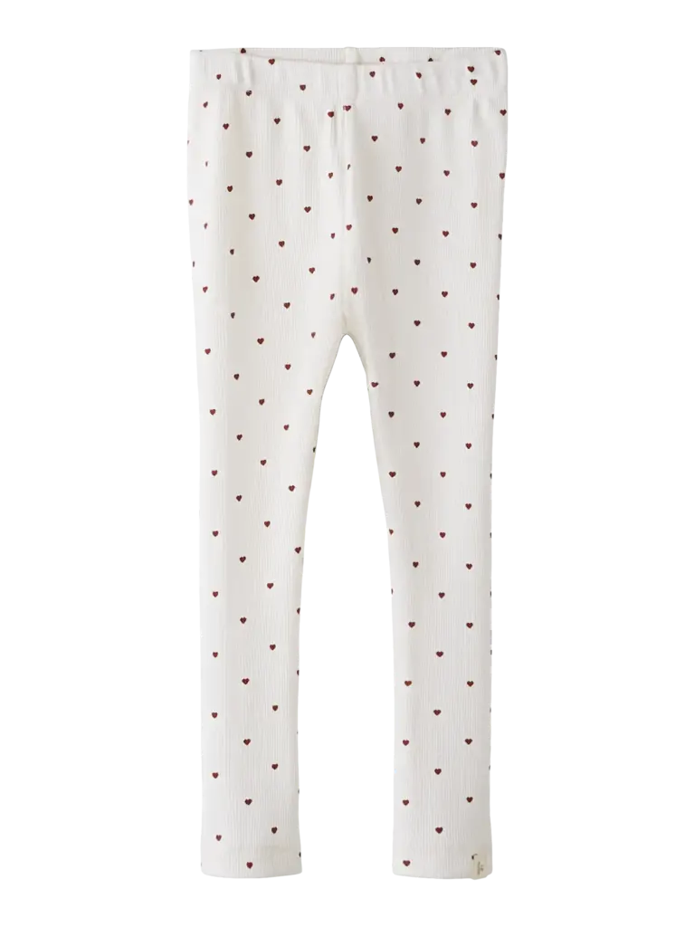 Lil' Atelier Lil atelier - Gago Slim legging Milk HEART