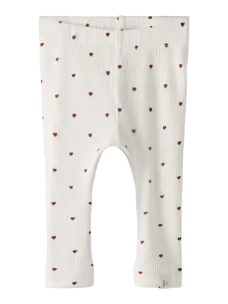 Lil' Atelier Lil Atelier - gago legging Coconut Milk HEART