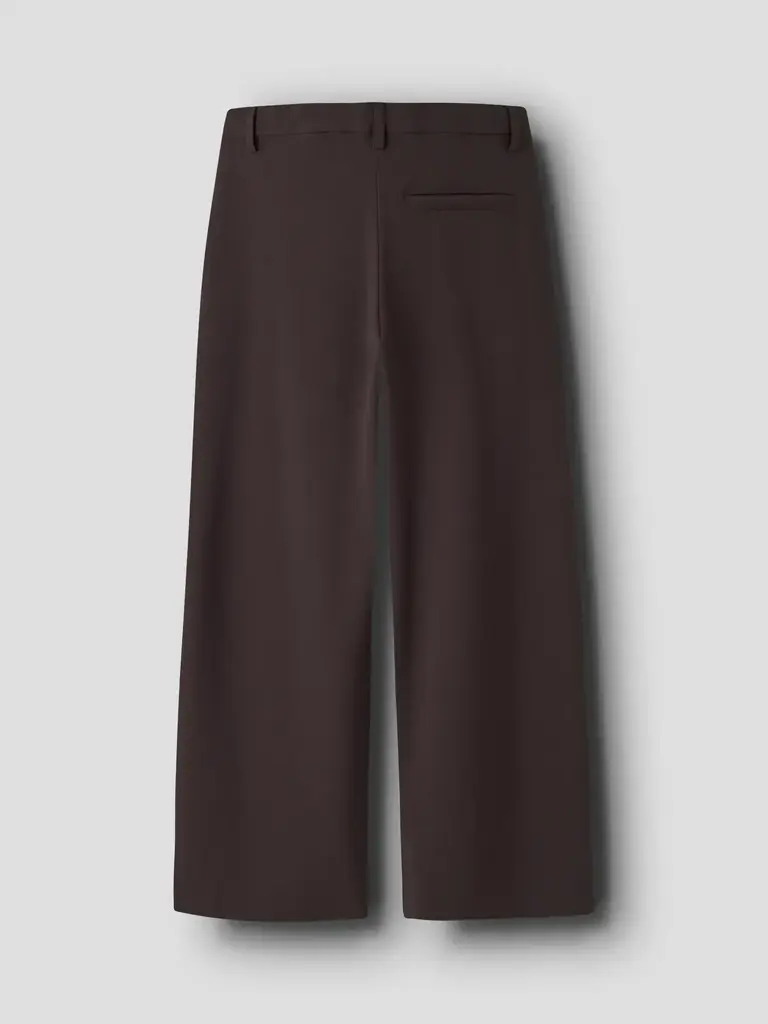 LMTD LMTD - Fluis pleat wide pants Black Coffee