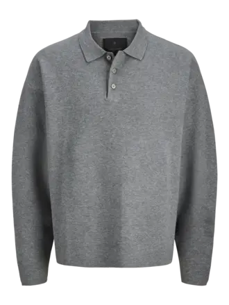 jack&jones Jack & Jones - Bradfort knit polo grey