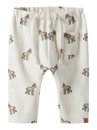 Lil' Atelier Lil atelier -pants Coconut Milk Donky