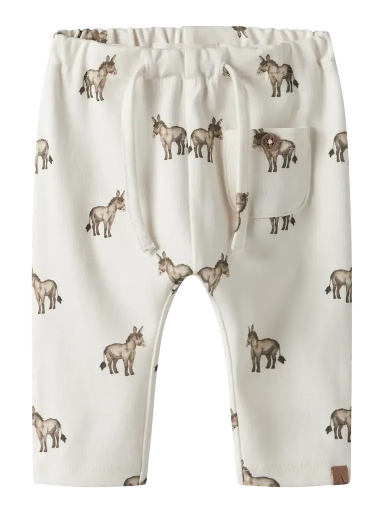 Lil' Atelier Lil atelier -pants Coconut Milk Donky