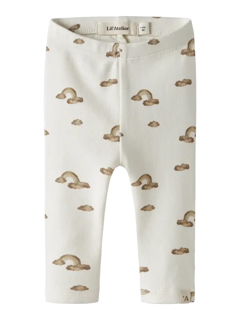 Lil' Atelier Lil atelier - layo legging coconut milk rainbow