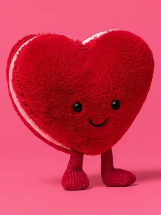 Jellycat Jellycat -Amuseables Arlette Heart Macaron (Red)