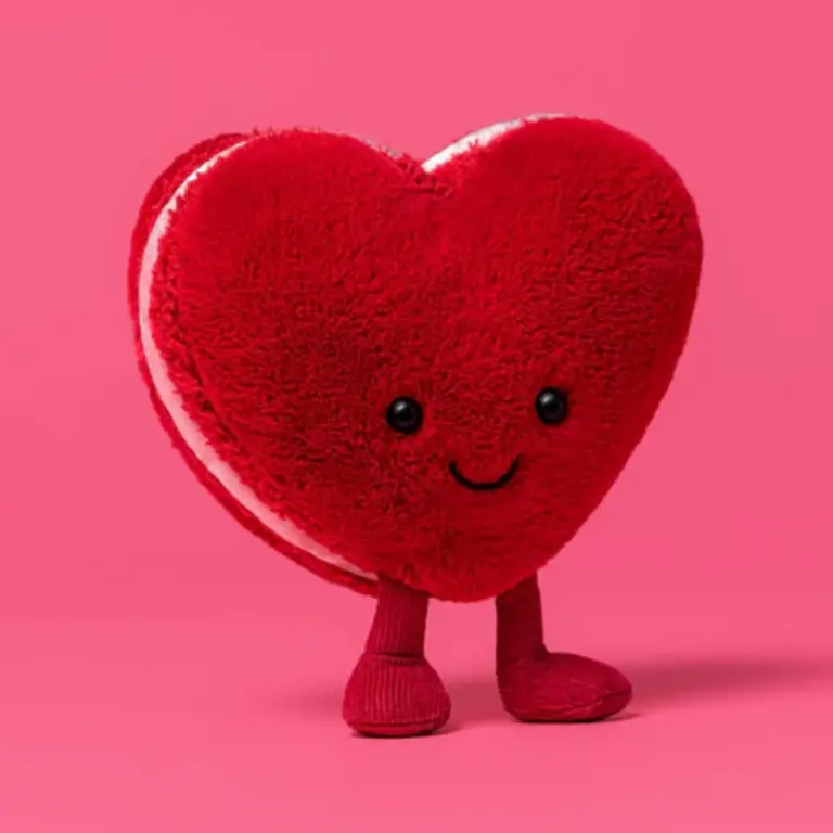 Jellycat Jellycat -Amuseables Arlette Heart Macaron (Red)