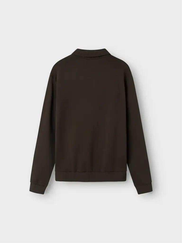 LMTD LMTD - Nizu polo sweater bruin