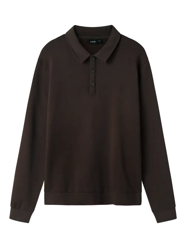 LMTD LMTD - Nizu polo sweater bruin
