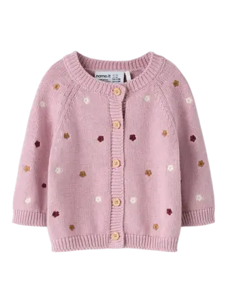Name It Name it - Knit Cardigan Dawn Pink
