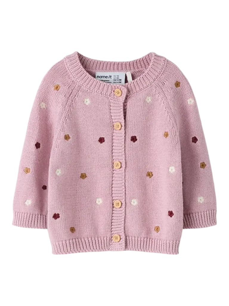 Name It Name it - Knit Cardigan Dawn Pink