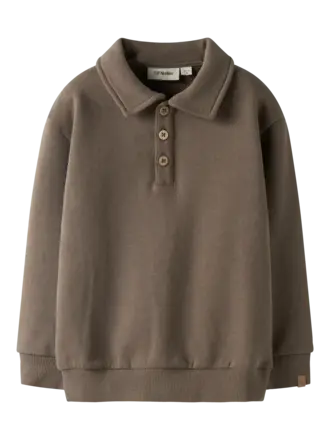 Lil' Atelier Lil atelier - Jobo polo sweater Shitake