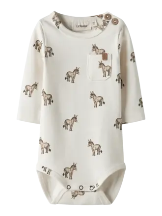 Lil' Atelier Lil atelier - Layo romper Coconut Milk Donky