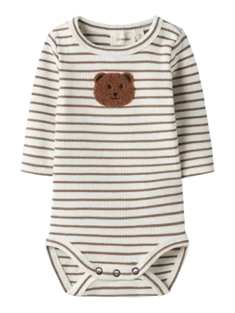 Lil' Atelier Lil atelier - Tonto Romper bear stripe