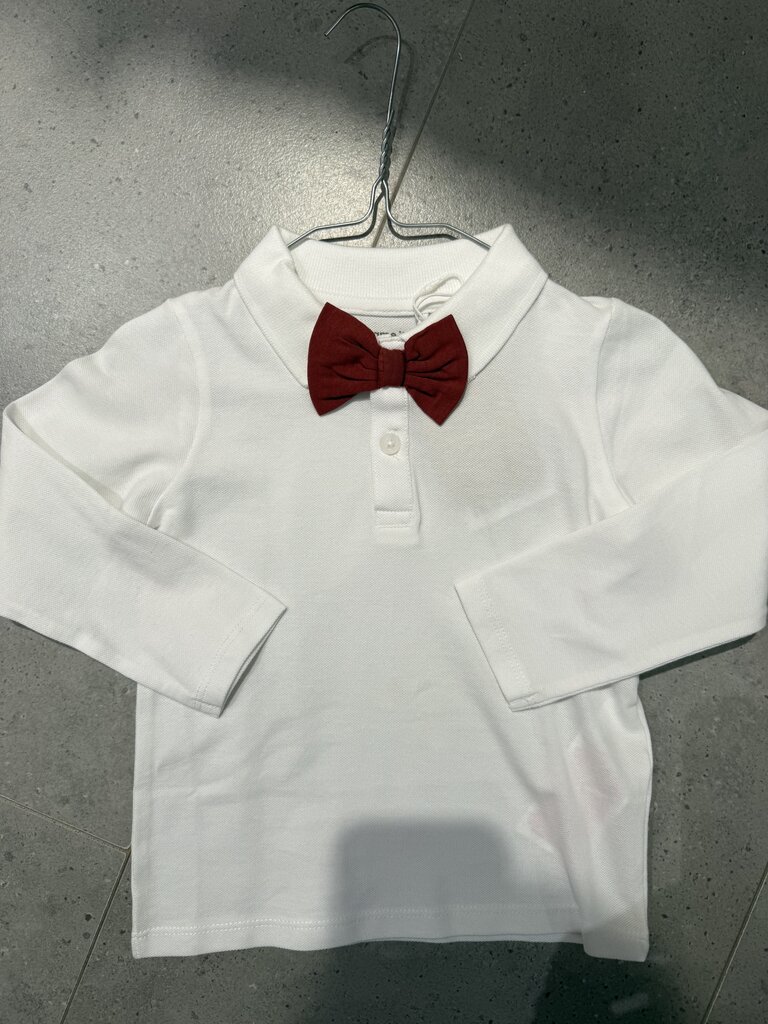 Name It Name it - polo met strik  wit