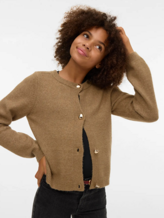 Vero moda girl Vero moda girl - Fiona cardi heart button