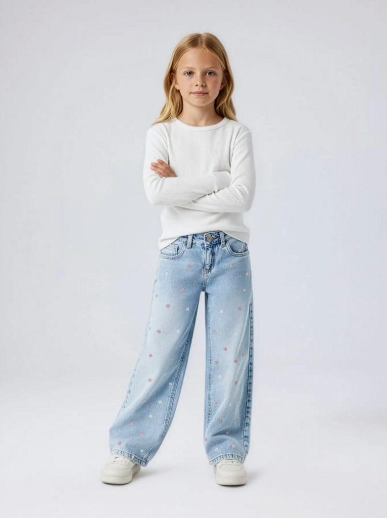Name It Name it - Rose wide jeans heart