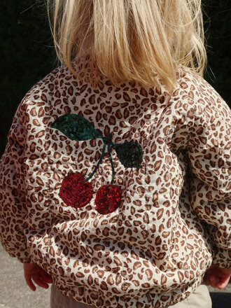 Konges Sløjd Konges Slojd -JUNO PRINTED SEQUIN BOMBER JACKET