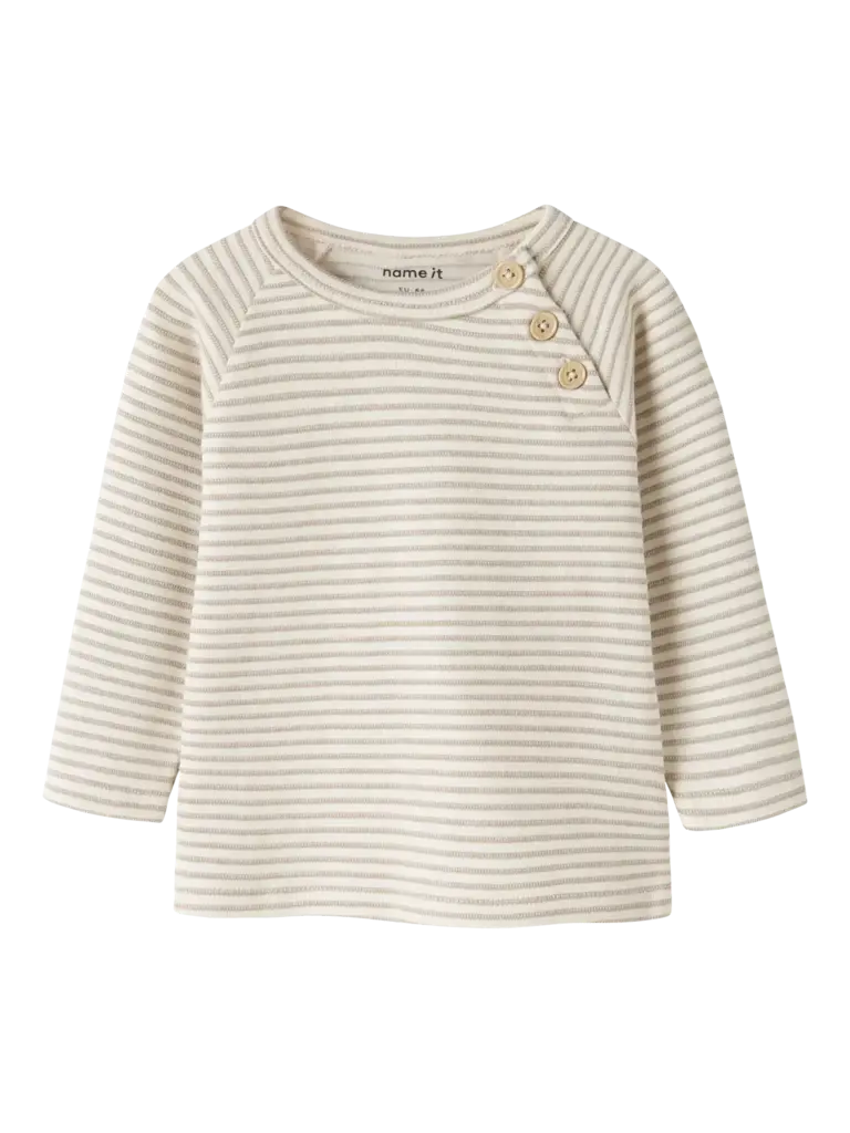 Name It Name it - Bripo stripe top Vintage Khaki