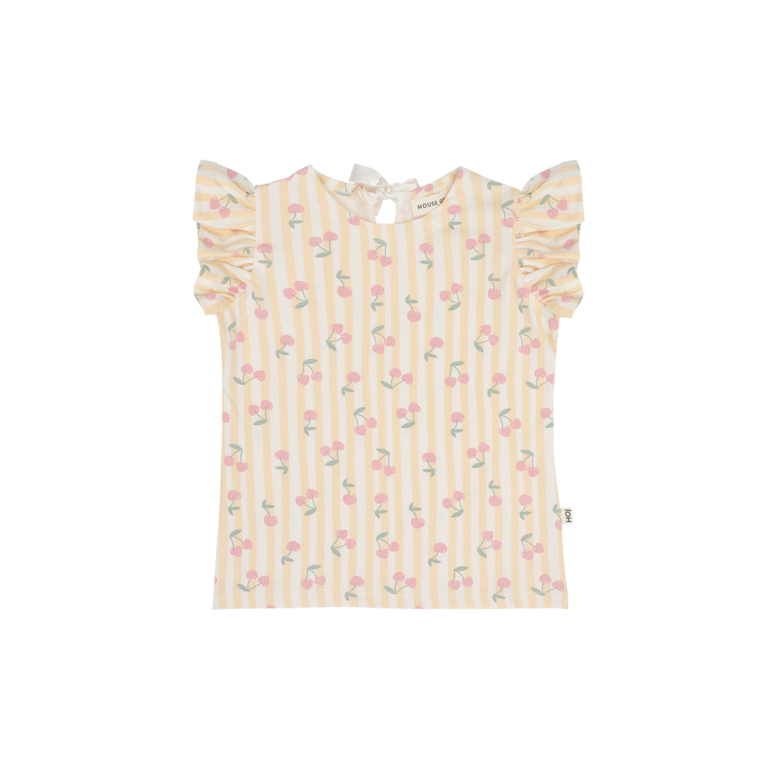 House of Jamie House of jamie - ruffled tee cherry party