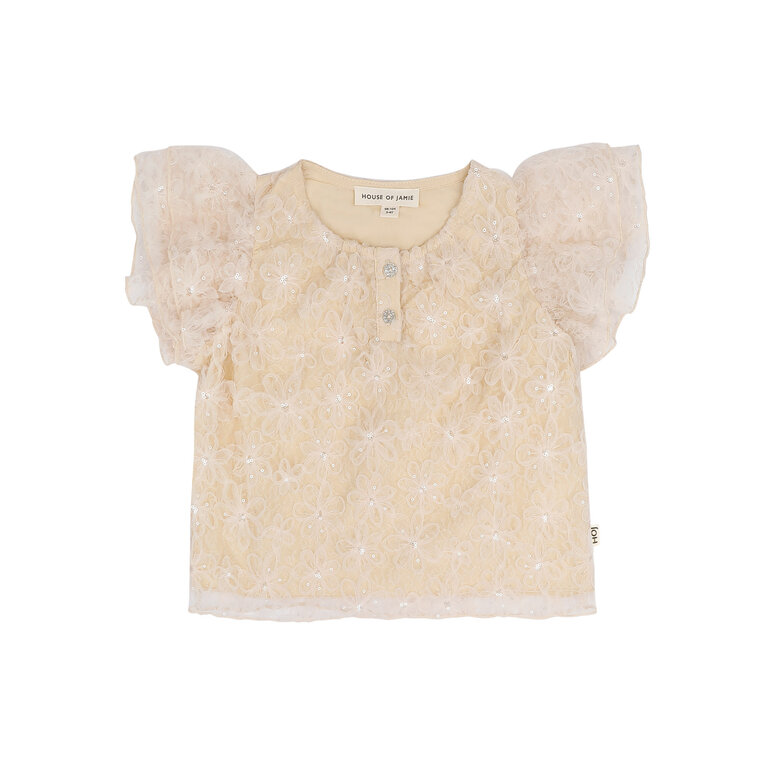 House of Jamie House of jamie - butterfly top daisy ivory