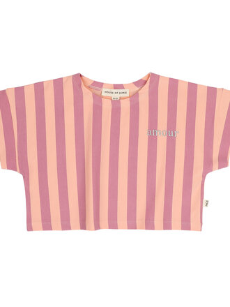 House of Jamie House of jamie - ruffled tee bellini stripe