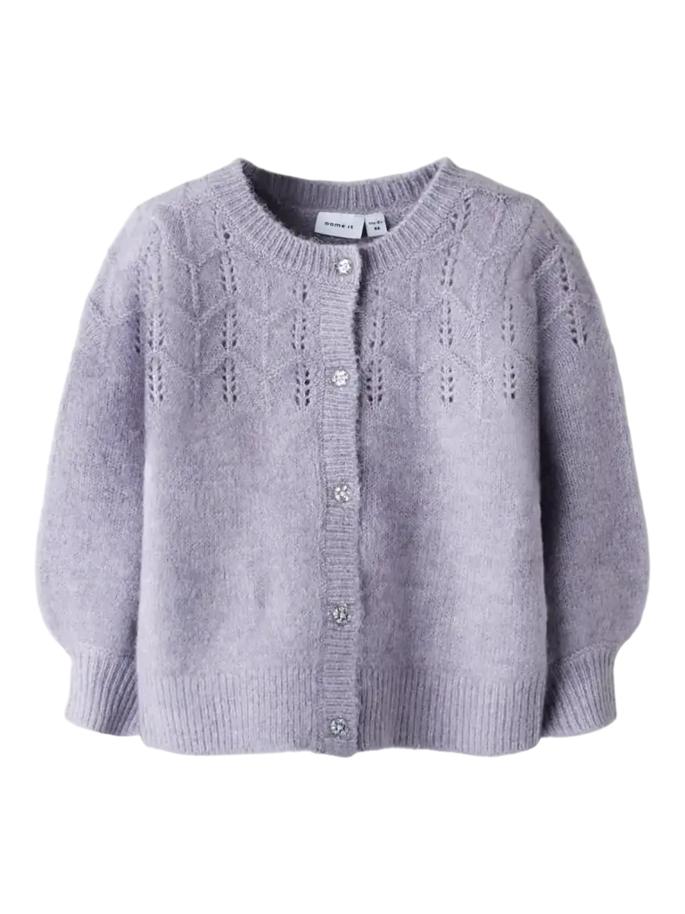 Name It Name it - Knit card Lavender Gray