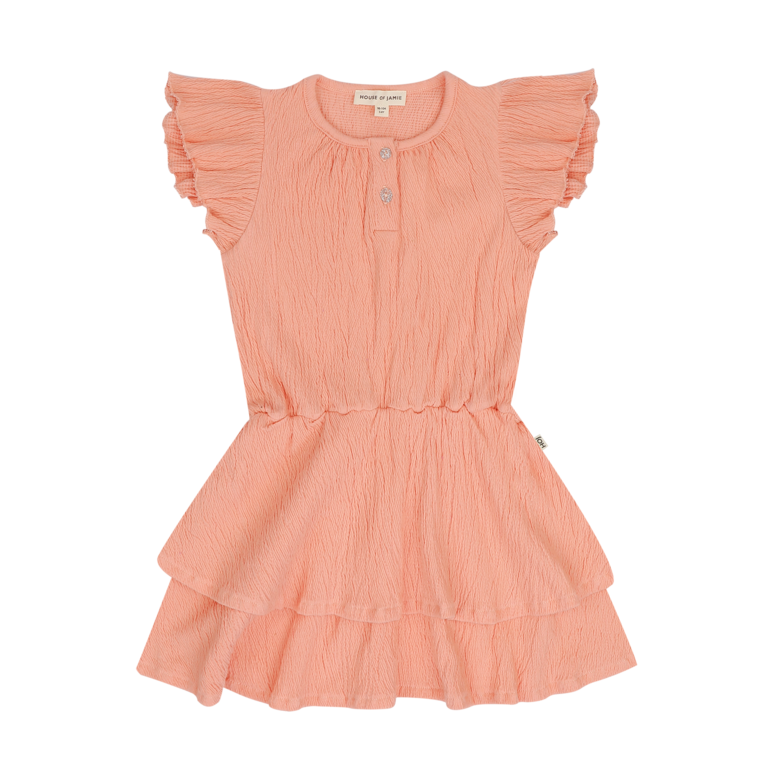 House of Jamie House of Jamie - ruffled layer dress rose