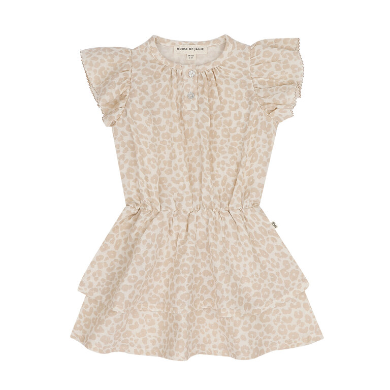 House of Jamie House of Jamie - ruffled layer leopard